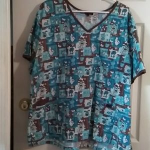 Scrub top  size 2x